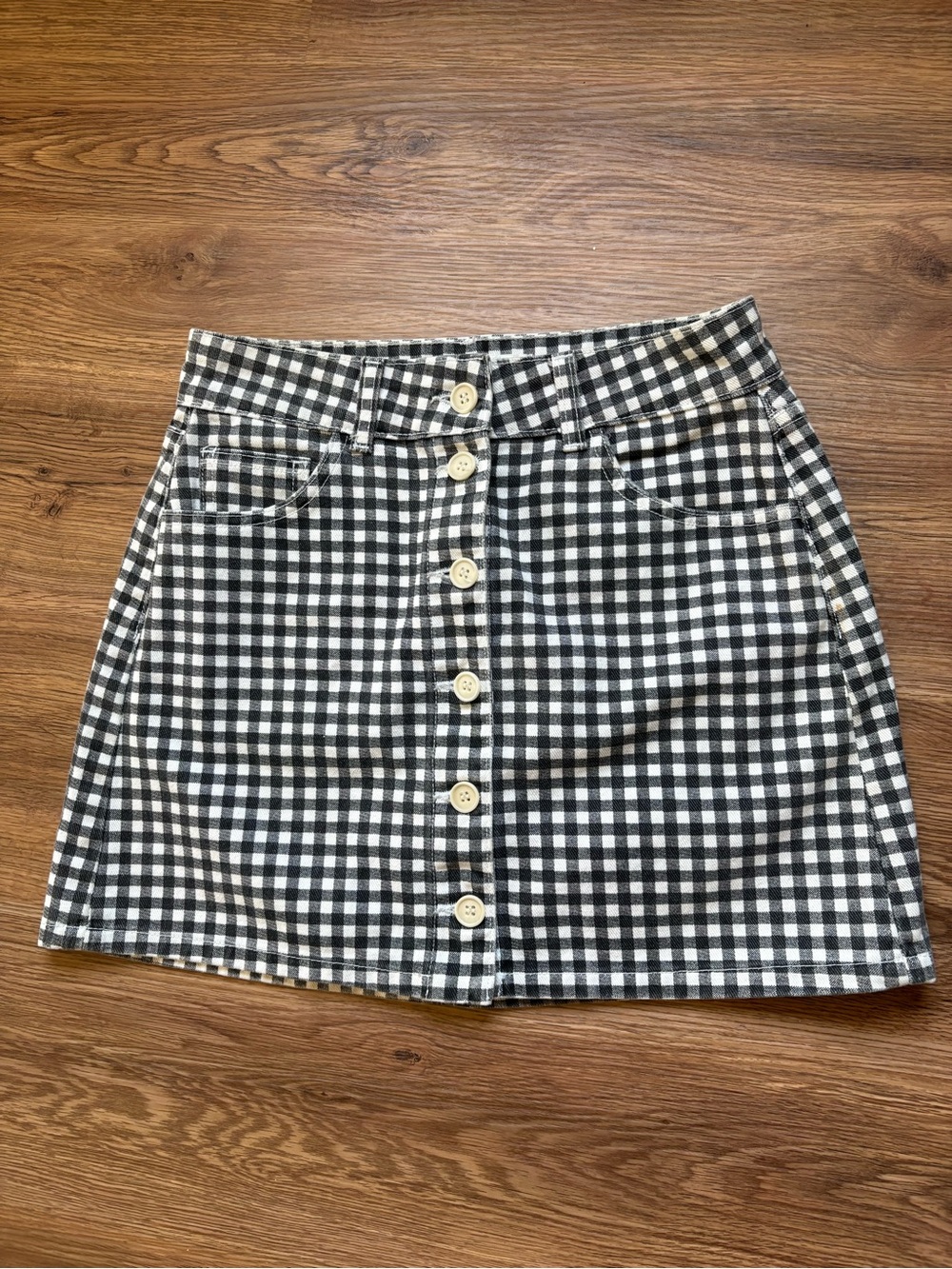 Reformation Button Up Skirt